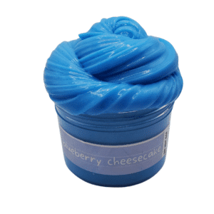 Blueberry Cheesecake butter slime at The Vault Slime Lab Slime Shop